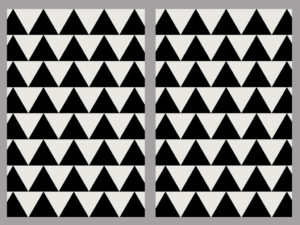 Experimental pattern with complete symmetry.